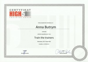 Train the trainers High5